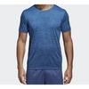 Adidas T Shirts Men's Trace Royal Blue Crew Neck Moderate Straight Fit CW3436