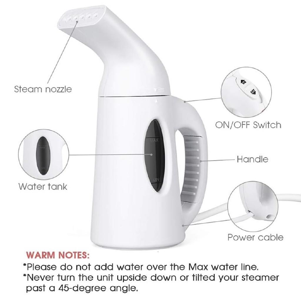 850W Parownica do ubrań Przenośne żelazko ręczne do domu Pionowe parownice do odzieży Maszyna parowa Urządzenia do prasowania podróżne