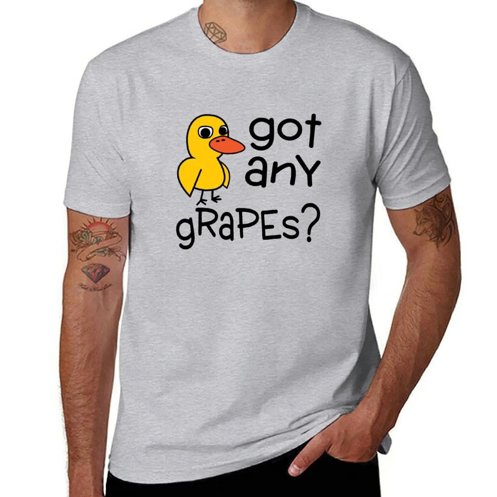 

Got Any Grapes The Duck Song TShirt plain new edition Blouse tees plain t shirts men S