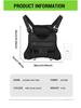 Men's Casual Cycling & Hiking Chest Bag - Functional Vest Bag for Running & Fitness