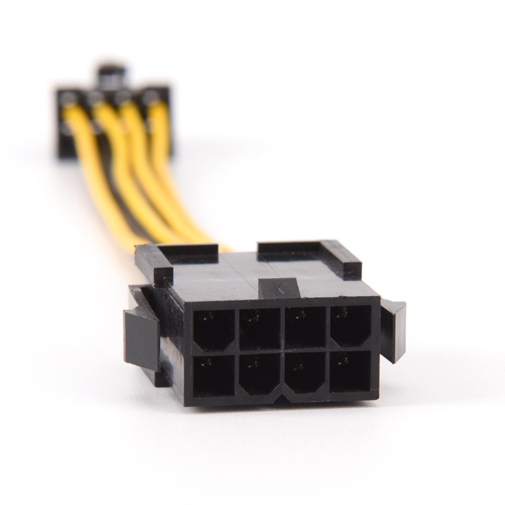 19cm 8 Pin To 8 ATX EPS Male Female Power Extension PSU Mainboard Adapter Cable