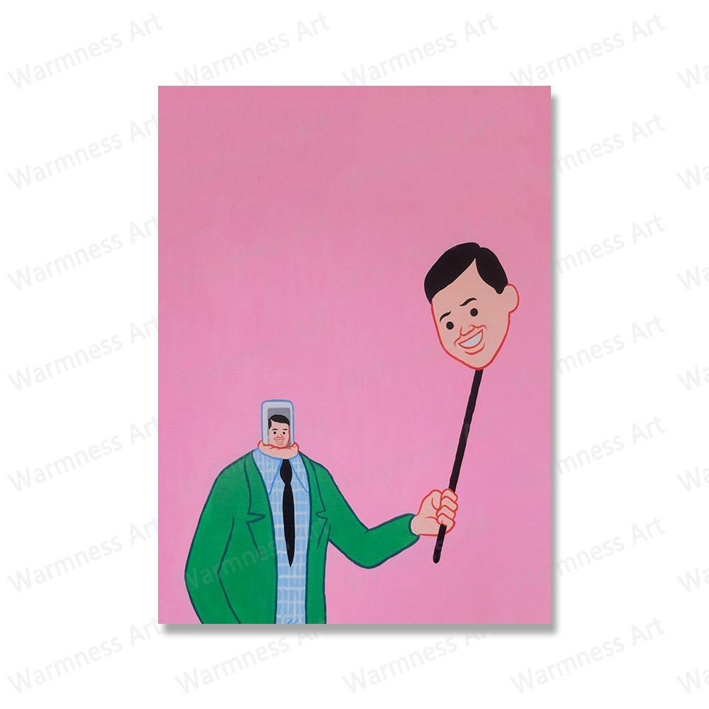 Funny Dark Humor Spain Joan Cornella Prints Canvas Painting Nordic Posters Music Wall Art Decor Pictures for Living Room Bedroom No Frame