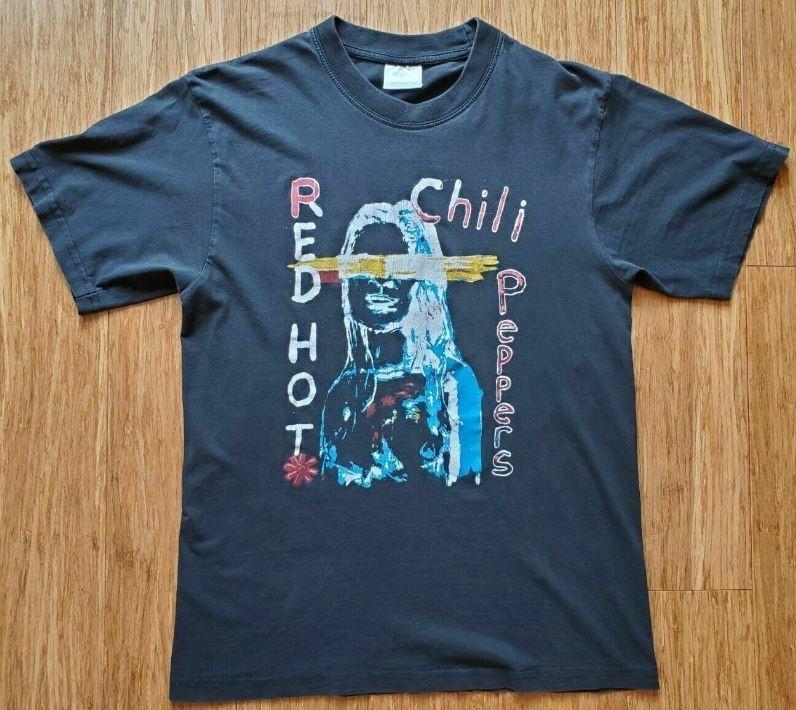 

Винтажная футболка Red Hot Chili Peppers By The Way 2000039S Винтажная мужская футболка Подарок Унисекс XXL