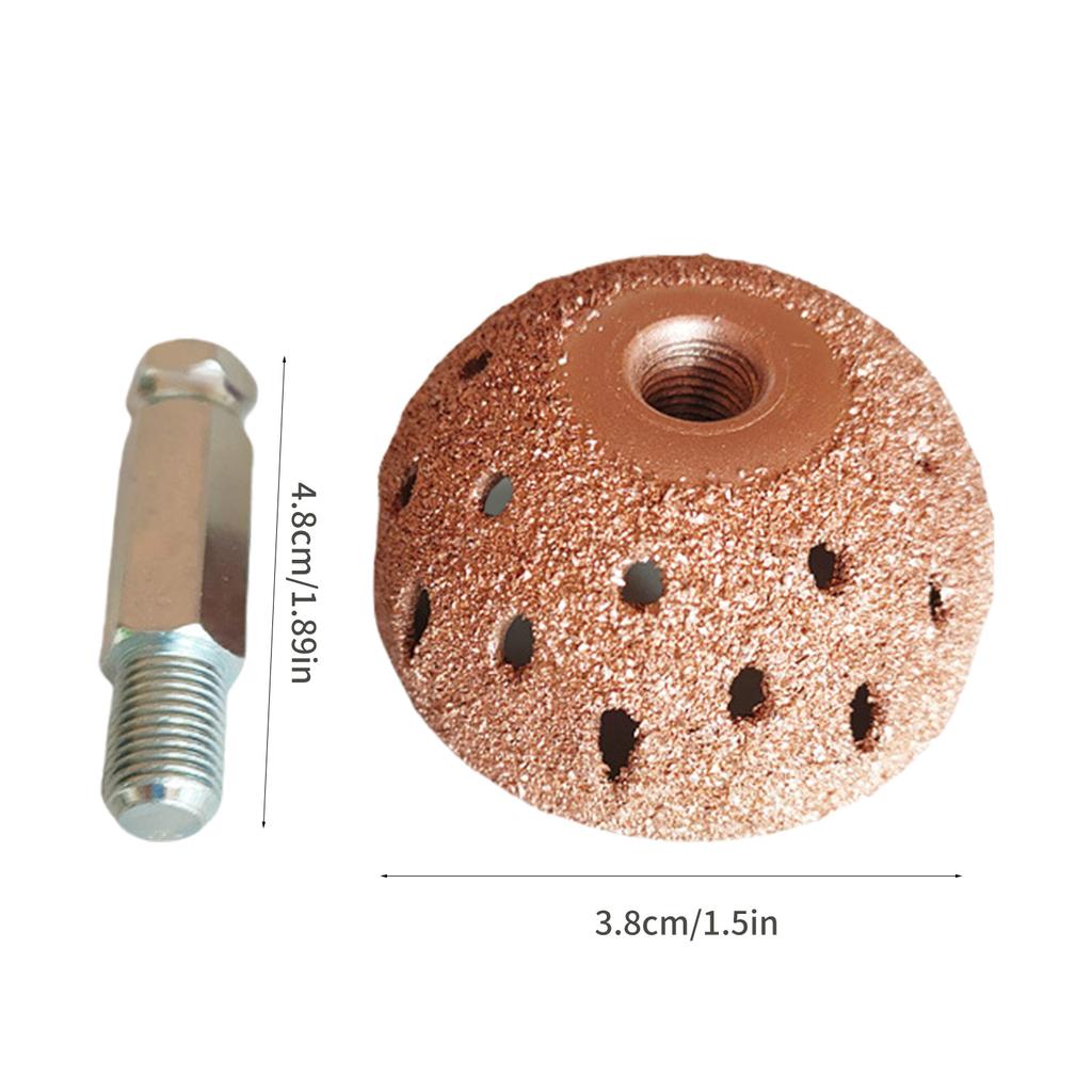 38mm Professional Wheel Tire Repair Grinding Head With Connecting Rod for Effective Tire Buffing Refinishing Maintenance