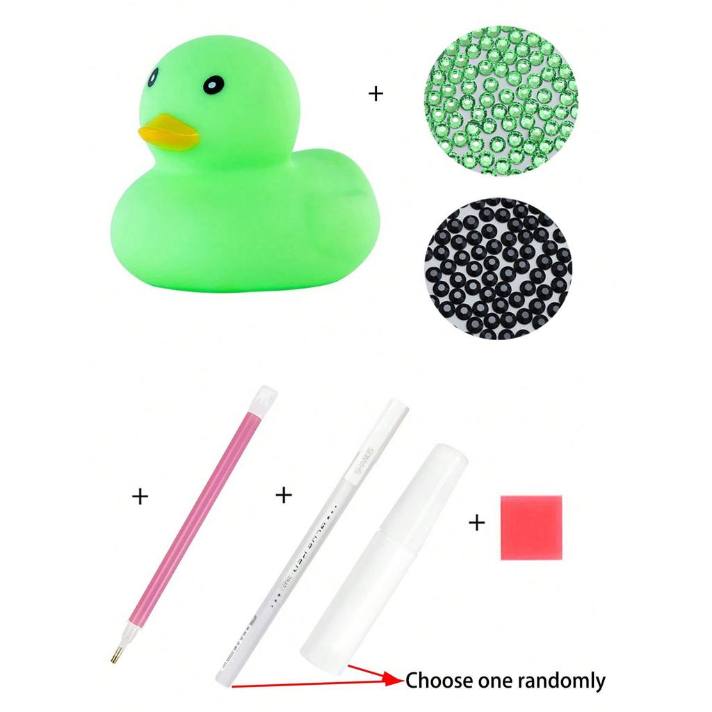 DIY Diamond Tool Duck, Fun Multi-color Handicrafts, Glue Pens, Handmade Decorations