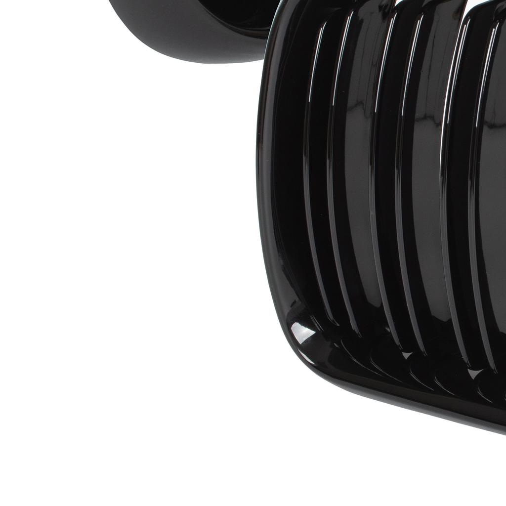 BMW 3 E36 96-00 grilles between the headlights (kidneys) left + right set BLACK GLOSSY DOUBLE BAR