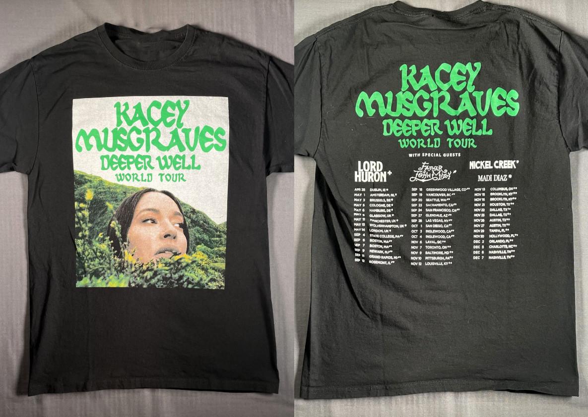 2 Sided Kacey Musgraves Deeper Well Tour T-Shirt Full Size S-5Xl RS330 M