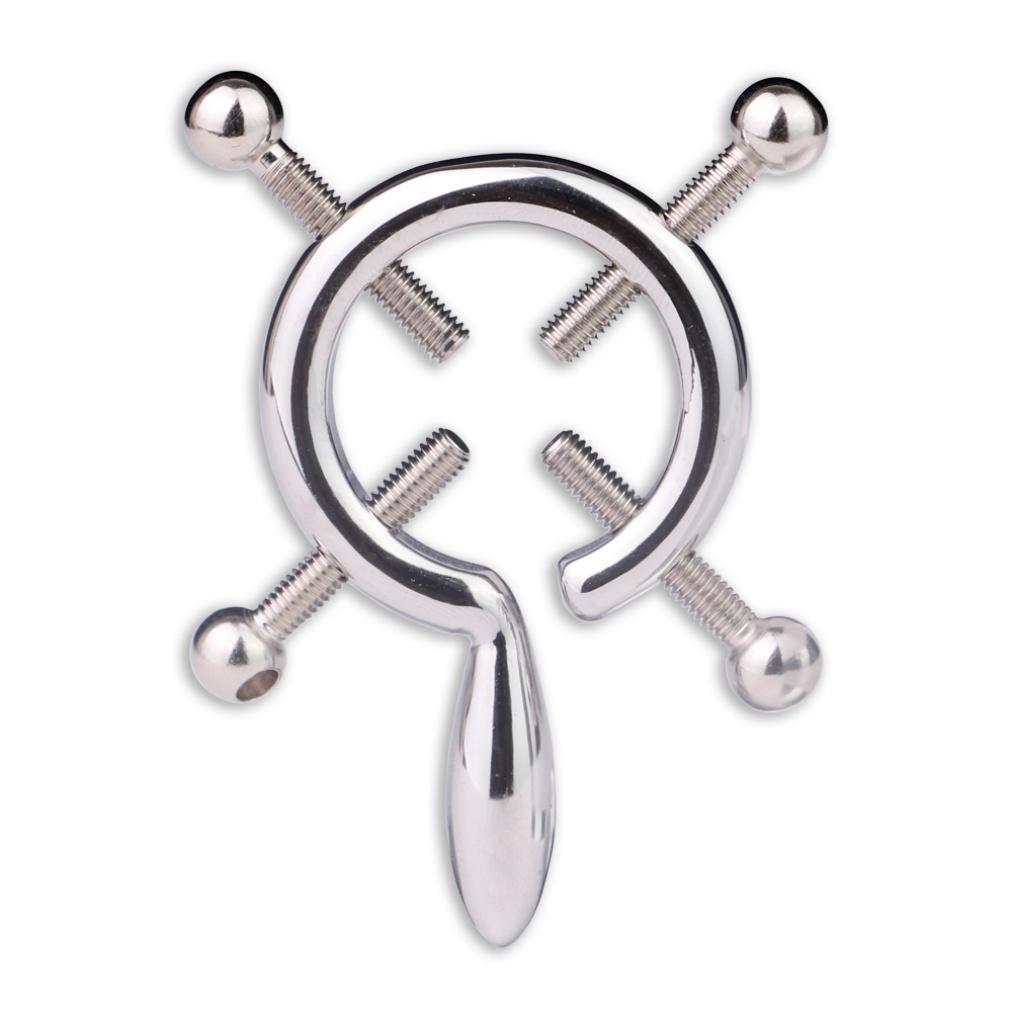 QKKQ Breast Clip Nipple Clamp Heavy Clip for Nipple Locked Sexy Wearing Breast Clamp BDSM Bondage Erotic Sex Toys for Women