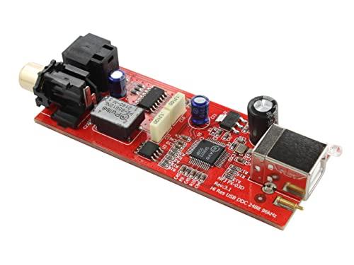 FX-AUDIO- FX-D03J USB Bus-Powered DDC Adds Optical and Coaxial Digital Outputs via USB Connection, High-Resolution Compatible, Optical, Coaxial, 6-Mon