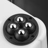 4pcs Pulley Furniture Casters Wheels Mute Ball Self Adhesive Type Universal Wheel 360° Rotation Strong Load-bearing
