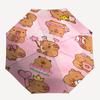 Capybara Themed Travel Umbrella-8 Ribs Automatic Opening and Closing, Portable Folding Design, Compact and Stylish Umbrella Suitable for Out