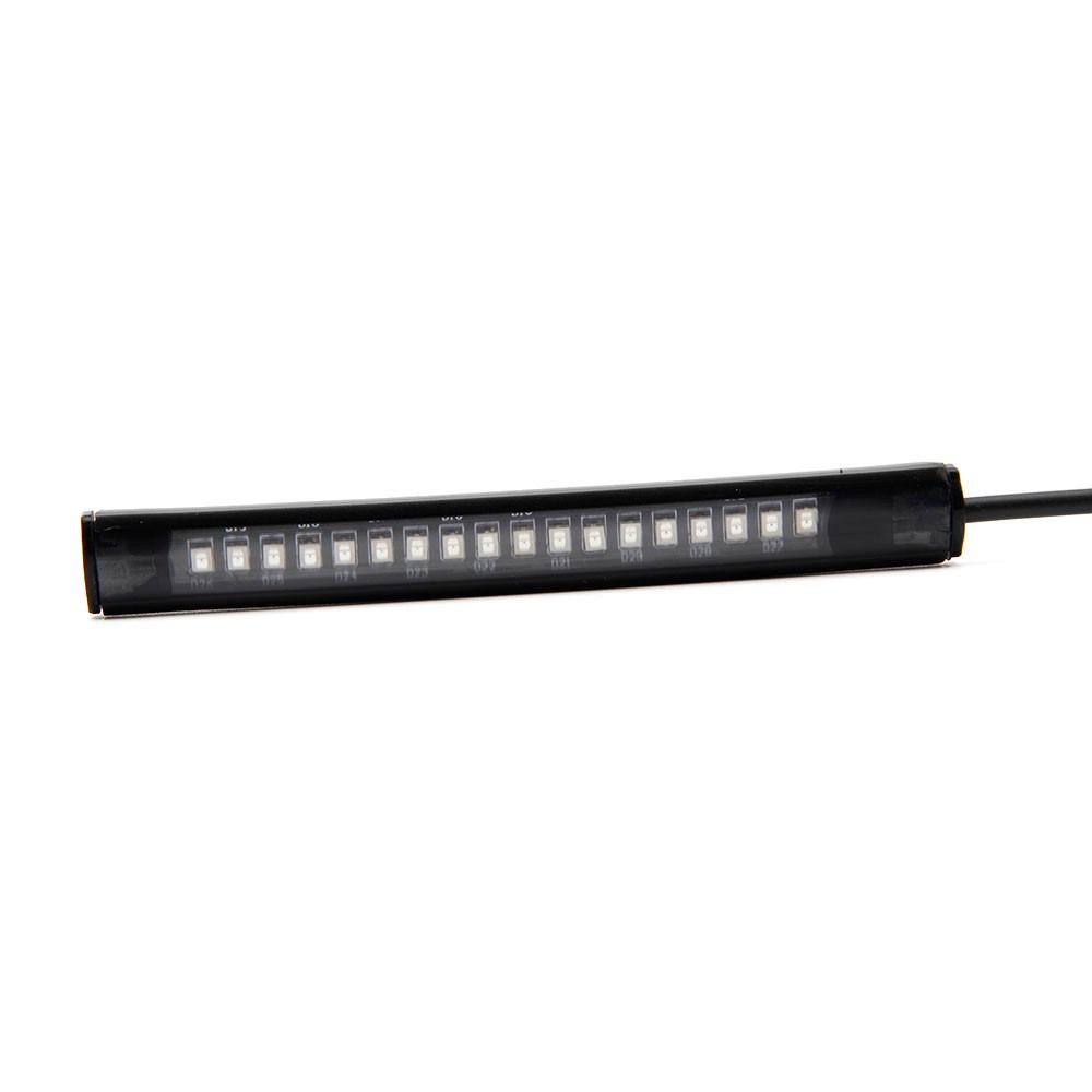 Universal Flexible 18 LED Motorcycle ATV Tail Brake Stop Turn Signal Strip Light