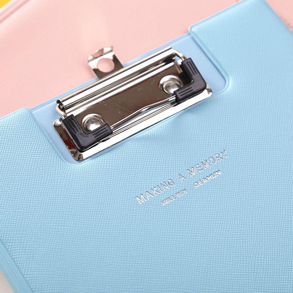 PU Leather Clipboard Color Contract Folder High Quality File Folder Gift