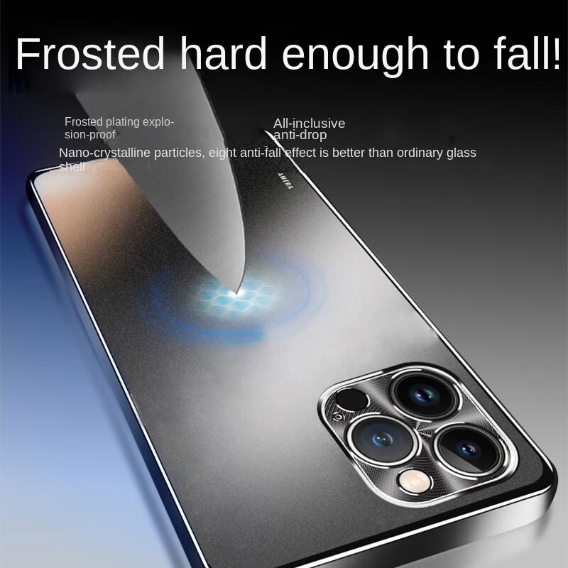 Fully Protective Cover with Shockproof and High-end Design, Case for iPhone 16Pro, 15, 14, 13, 12 Pro Max, New