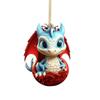 Lifelike Flying Dragon Baby Pendant Cartoon Xmas Tree Flat Pendant  New Year Gift