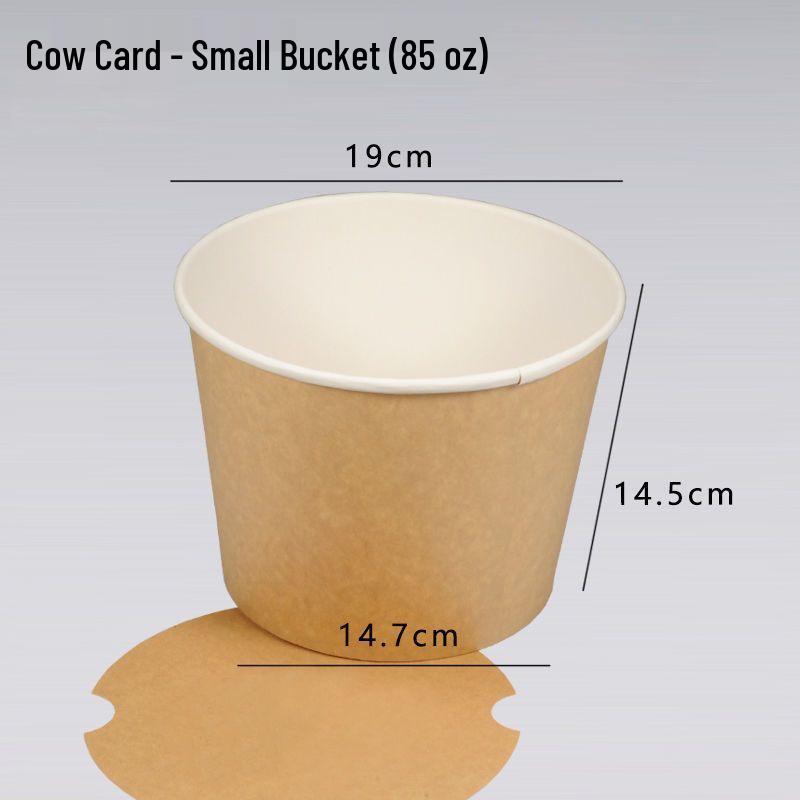 Snack Platter Box: Small Snacks & Fried Chicken Family Bucket with Four-Compartment Round Plate
