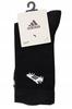 Y9952 Adidas Soccer Boot Socks Embroidered Black Size 40-42