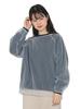 TEE O Big Ron T X Sheer PO CHARCOAL X GRAY ONE SIZE [Beams Heart] L/S Women's