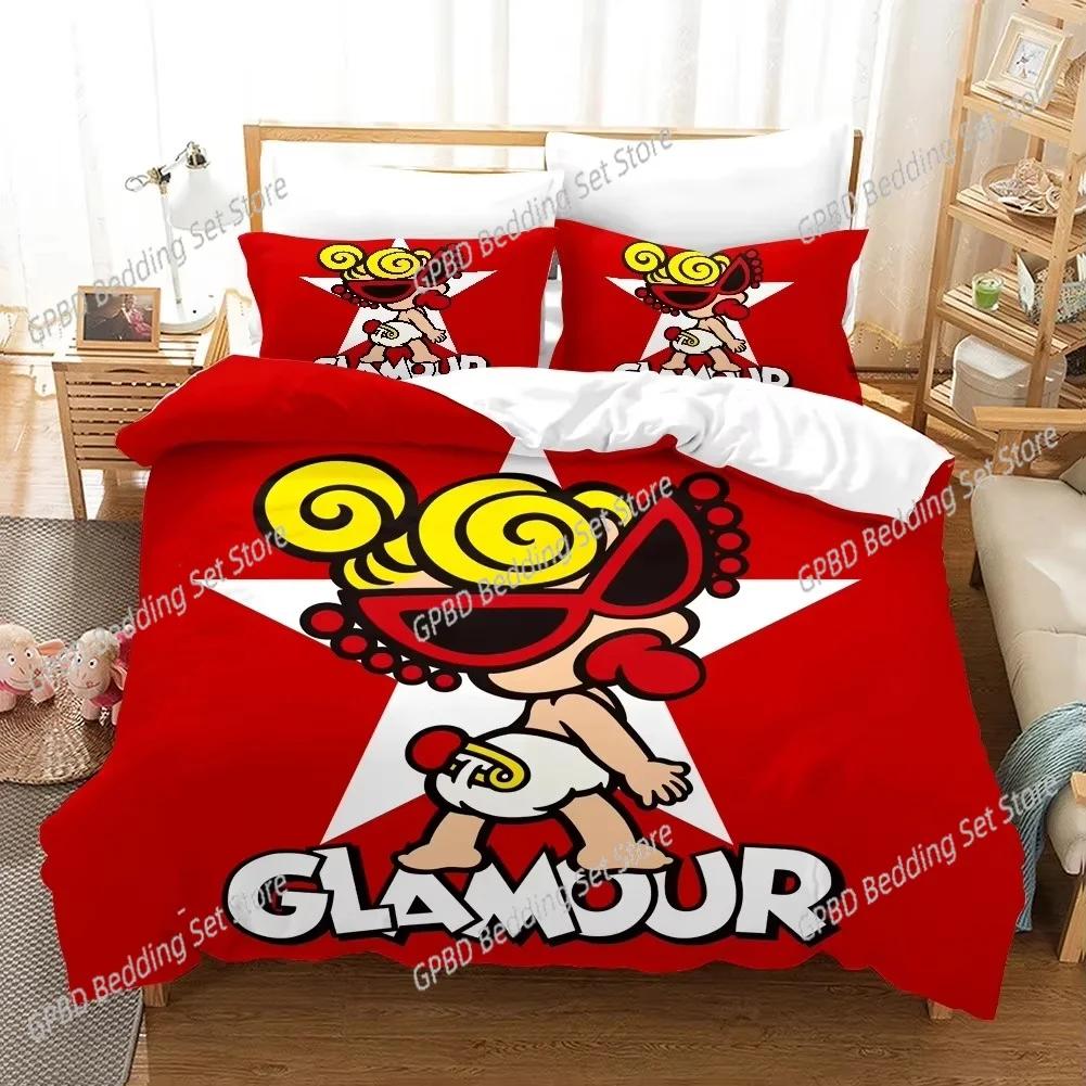 3D Hysteric-Mini Comfortable Duvet Quilt Cover Pillowcase Bedding Set Children Bedroom Decoration Home Textile