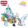 Hot Pink Girls Friendship Tree House Villa Castle Building Blocks Classic Friends Girl's Model Figures Toys For Kids Bricks Gift