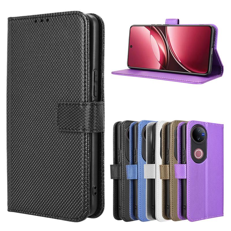 For Vivo V50 5G Cover Flip Diamond Wallet Case Anti drop Stand Protection Case for Vivo V50 5G Phone Case