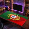 Portugal Fußball Wappen Mauspads, Erweitertes rutschfestes Gummi Schreibtischmatte für Gaming Büro Laptop Fan Geschenk
