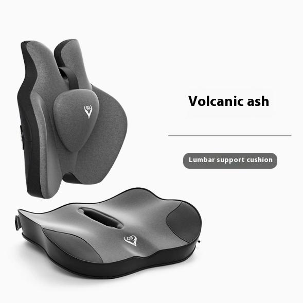 

Memory Foam Office Chair Cushion Car Seat Support Waist Pillow Massage Lumbar Orthopedic Pillow Buttock Coccyx Cushion Back Pads PU&Four Seasons