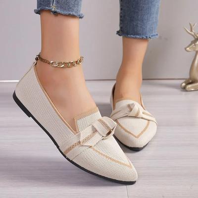 Damen Schuhe Slipper Ballerinas Spitz Zehenbereich Barfuß Slipper Lässig Niedriger Absatz Luxusmarke Damenschuh Neu Schmetterling