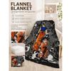 Goku'S Evolution Theme Anime Flannel Blanket Thick Warm Fleece Blanket For Bedroom Sofa Nap Home Party Decor New Year Gift