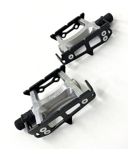 FOGLIA Wellgo Pedals, Black, LU-R025, Bicycle