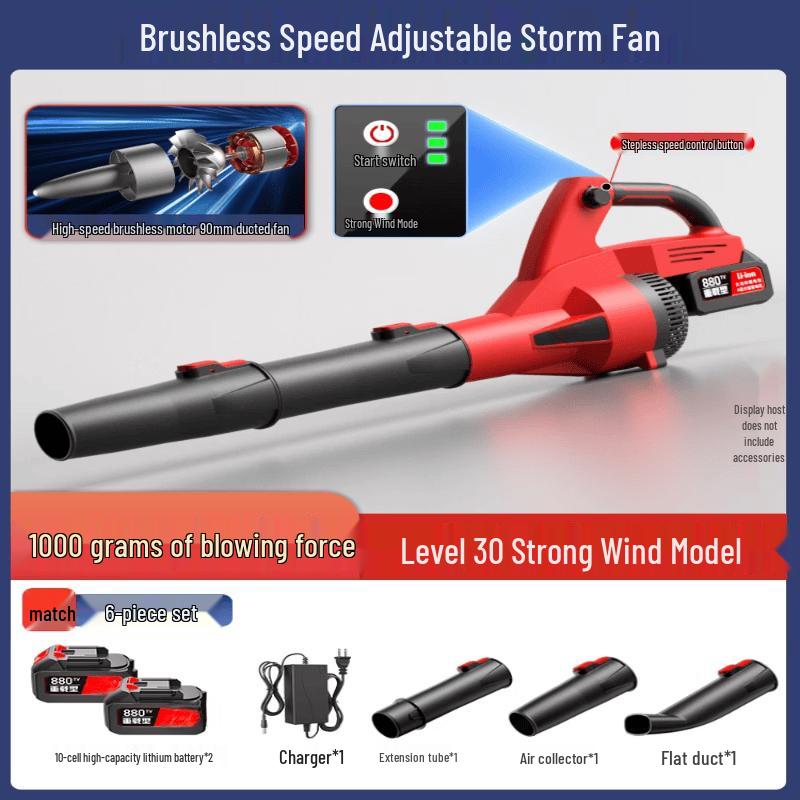Longma Clan 21V Cordless Brushless Blower CN Plug (adapter Included)