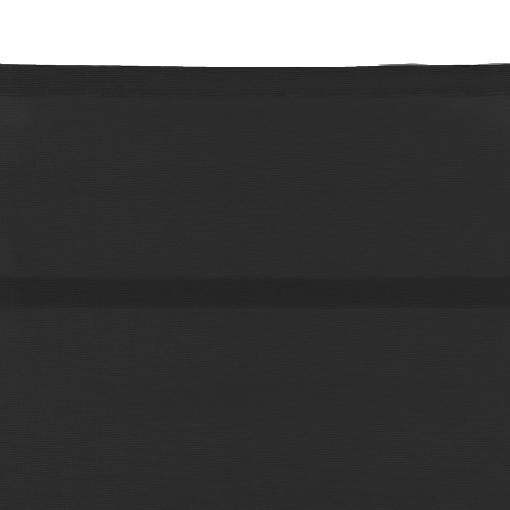 Sun Lounger Textilene and Aluminum Black