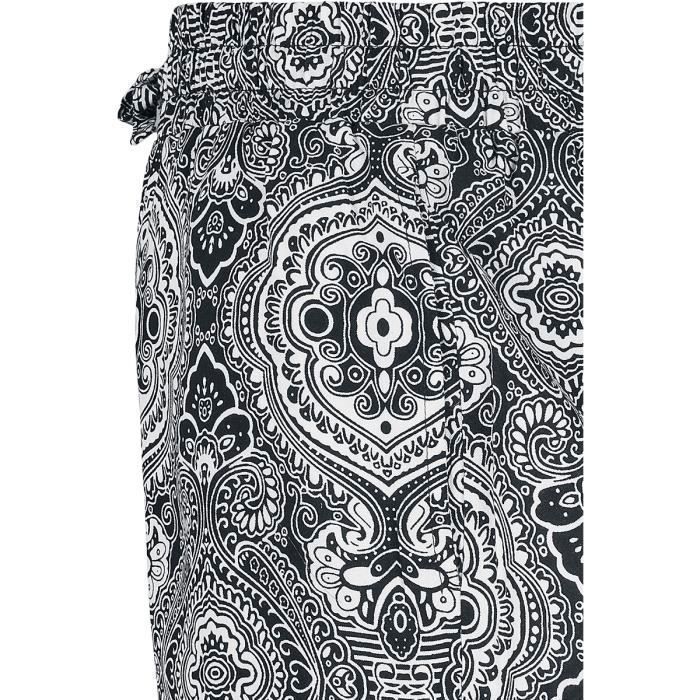 Women's Top - Urban Classics - Resort Viscose AOP - Black/white - 100% Viscose - Sexy