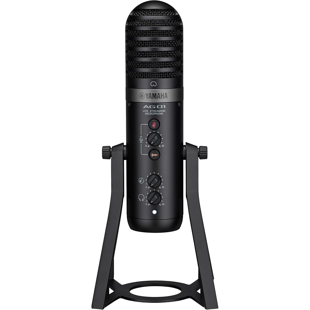 Yamaha YAMAHA live streaming microphone with microphone integrated USB microphone black AG01 B