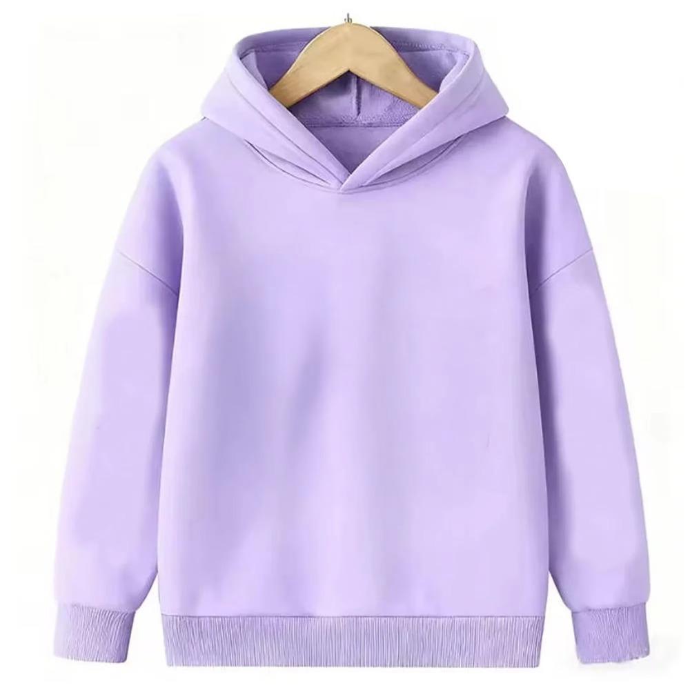 Home furnishing procurement Fashion Kids Boy Hoodies Autumn Girls Casual Hoodies Sweatshirt Kids Solid Color Hoodies Sweatshirt