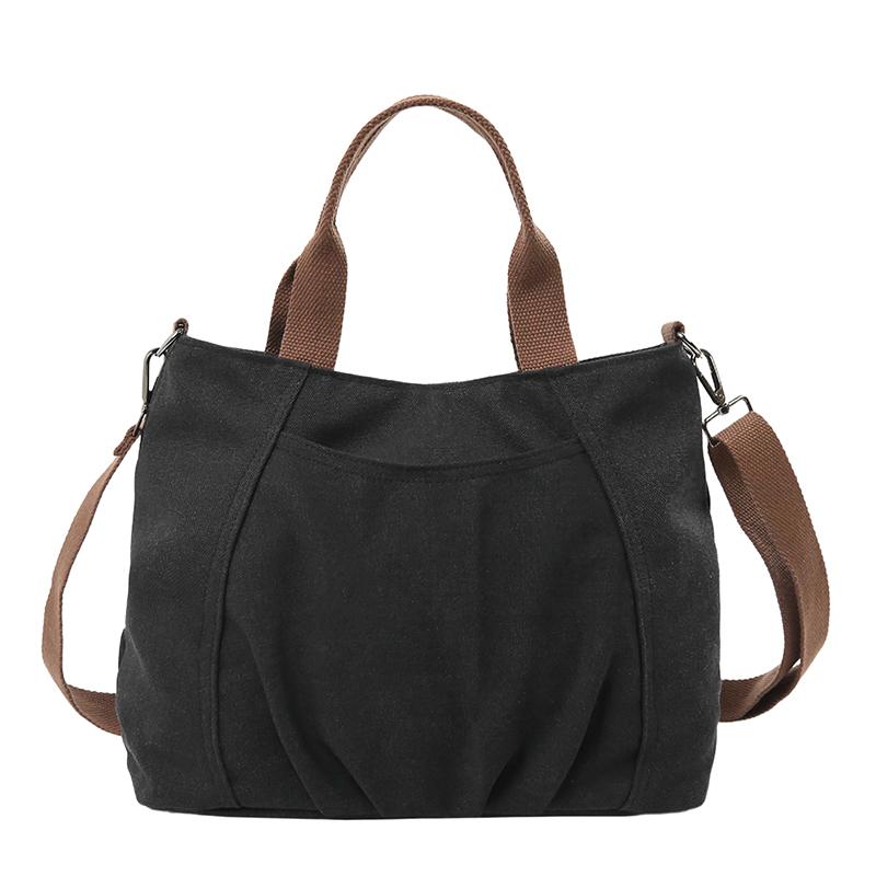 Vintage Shoulder Bag Women's Canvas Tote Bag