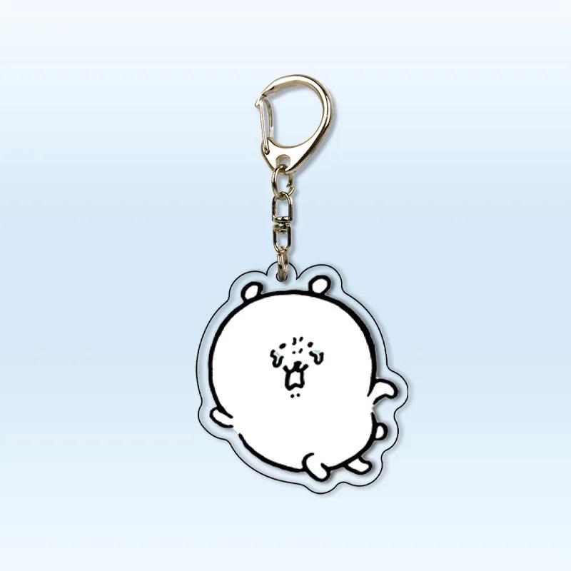 Cute JOKE BEAR AND FRIENDS Expression Acrylic Keychain Student Small Gift Decoration Creative Fun Small Pendant Toys Gift