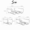 Transparent Water Cup Storage Rack Tabletop Wine Beverage Bottle Rack Holder Multi-layer Stackable Refrigerators Drink Organizer
