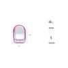 18.5cm Cotton Doll Pull Figure Blind Box Stroller Bag - Dustproof, Thickened, Clear PVC Hanging Doll Bag