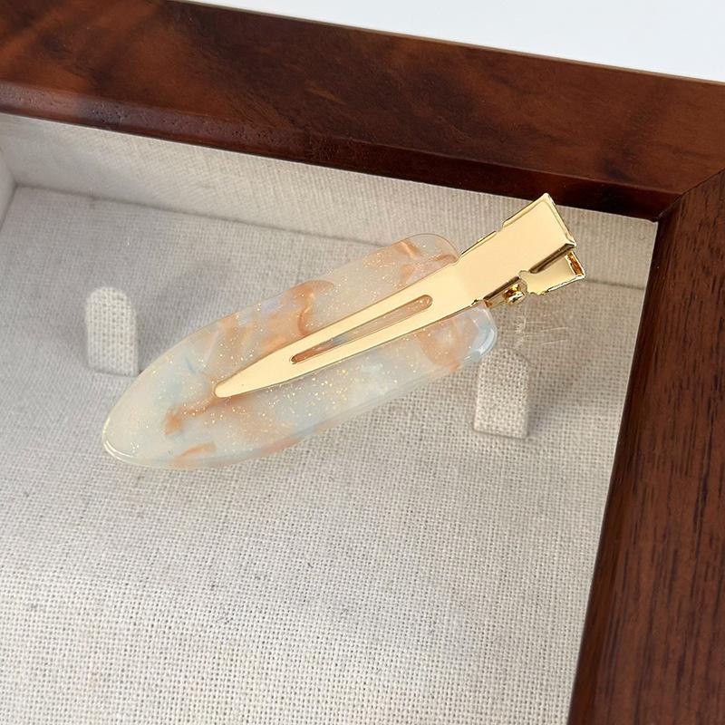 

Fantasy Colorful Traceless Acetate Hair Clips Bangs Clip for Women Girls Hairpin Styling Tool Makeup Barrettes Fashion Headdress