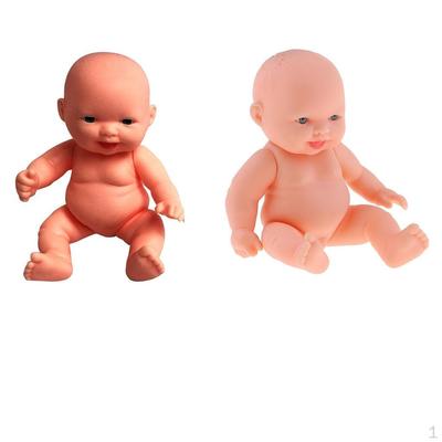 2pcs 4.33'' Newborn Moveable Joints with Facial Expression Education Toys for Kids