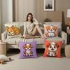 Cute Dog Pillow Anime Pillow Sofa Bed Head Pillow Cover Cushion Cover 45x45 Cm Fashion