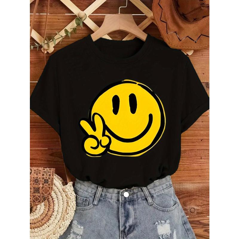T-Shirt mit lustigem Katzen-Print für Damen, Sommer, weiche, übergroße Oberteile, modisch, lässig, kurzärmelig, Baumwolle
