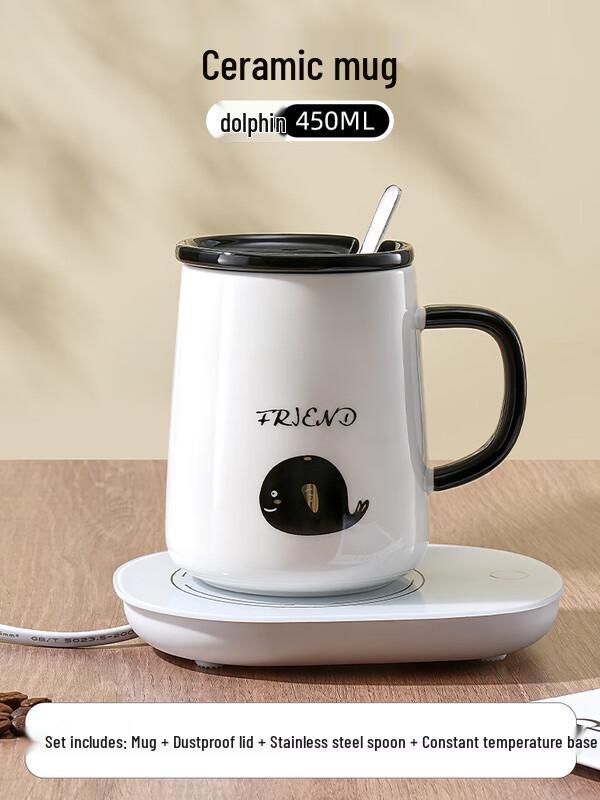 Cute Dolphin Ceramic Mug Gift Set