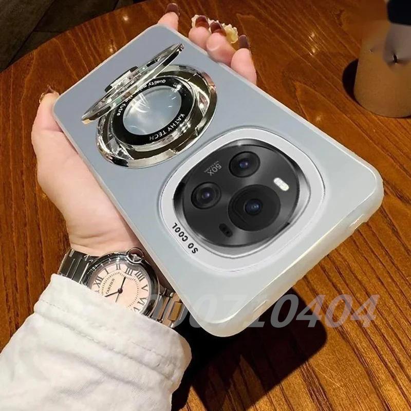 Camon 40 Pro Matte Hard Ring Magnetic Bracket Case For Tecno Camon 40 30 20 Camon40 Pro Pova6 Pova 6 Pro 4G 5G 30S Stand Cover