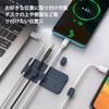 Magnetic Cable Silicone Cable Cable for Reusable of Holder, Clip, Organizer, Magnetic, Adhesive, Car, Home, Office, Desk, [Set 2]