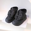 Children's Snow Boots   Winter Kids Shoes Butterfly-knot Waterproof Warm Plush   Princess Girls Boots EU 22-37