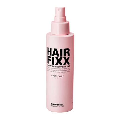 All Day Hair Setting Fixer 155mL – Korean Volumizing & Anti-Frizz Spray with Keratin, Biotin & Argan Oil