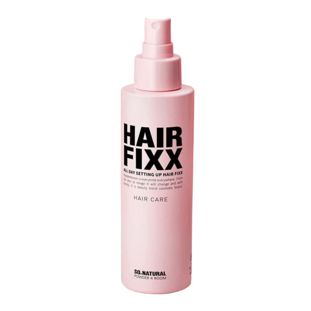 So Natural All Day Hair Setting Fixer 155mL – Korean Volumizing & Anti-Frizz Spray with Keratin, Biotin & Argan Oil