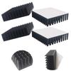 CTRICALVER Termiczny Przegrzewanie L40mm x S40mm x Aluminiowy Radiator Odprowadzanie Ciepła Odpowiedni do Ognia DIY Układ IC Wzmacniacze LED Radiator,